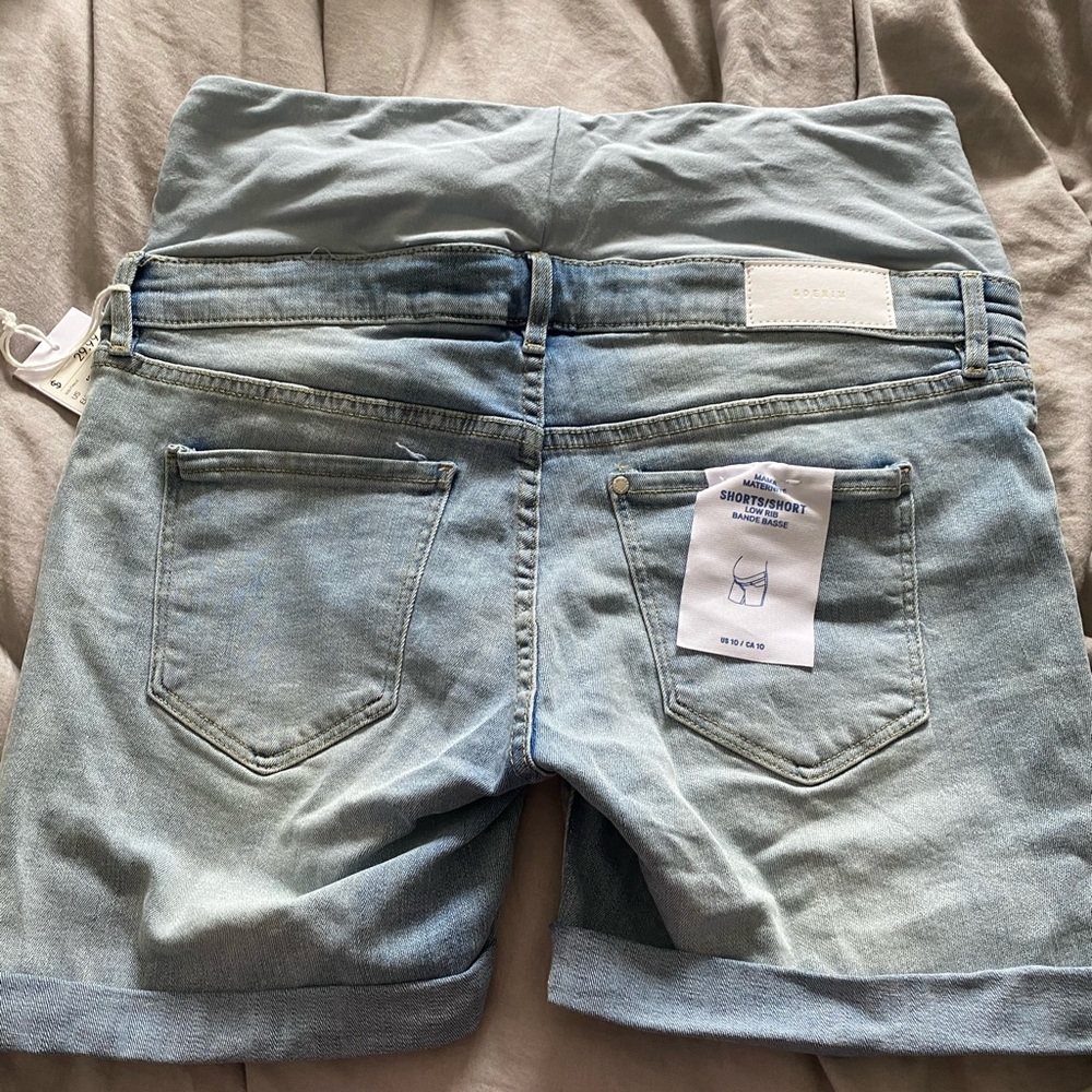 H&M maternity jean shorts